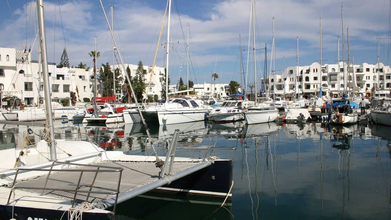 The family-friendly marina resort of Port El Kantaoui near Sousse