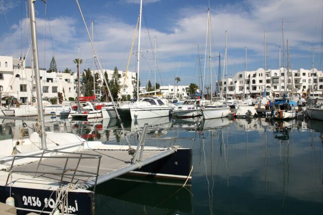 The family-friendly marina resort of Port El Kantaoui near Sousse