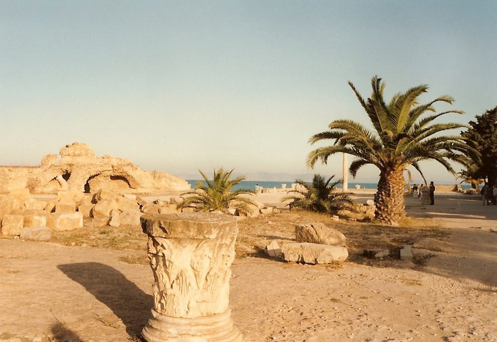 Roman ruins at Carthage near Tunis, venue of the summer festival