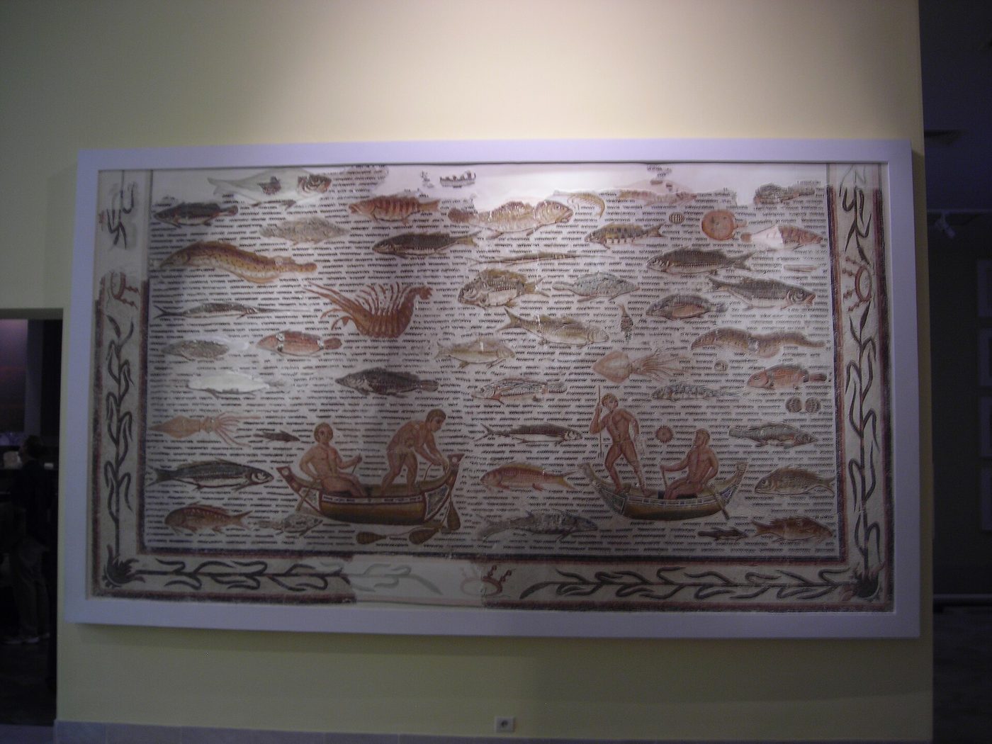 Roman mosaic in the Sousse Archaeological Museum inside the kasbah