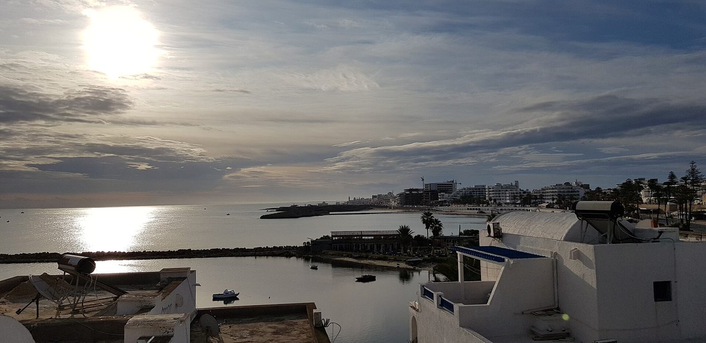 Cap Marina in Monastir, lined with yachts and waterfront cafes