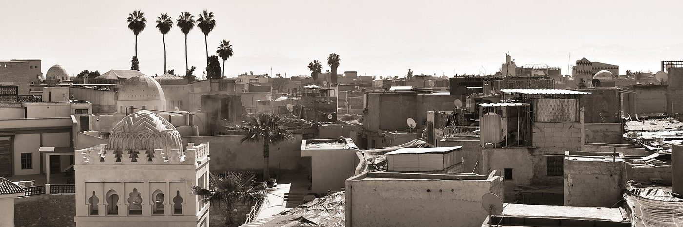 The busy medina and souks of Marrakech, Morocco, the country's headline cultural draw
