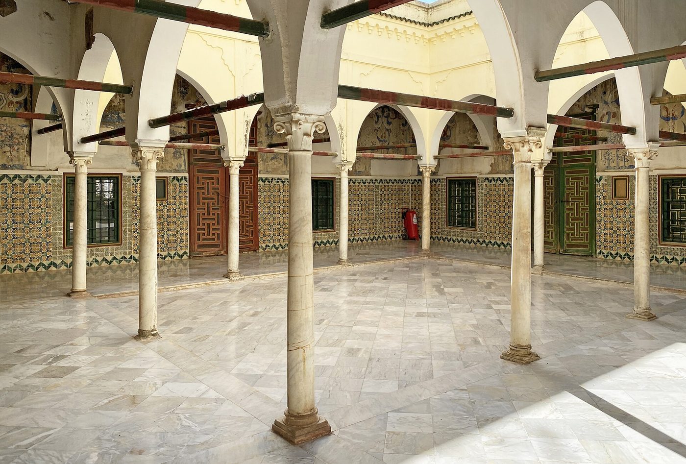 The Ahmed Bey Palace in La Marsa, a leafy seaside suburb north of Tunis