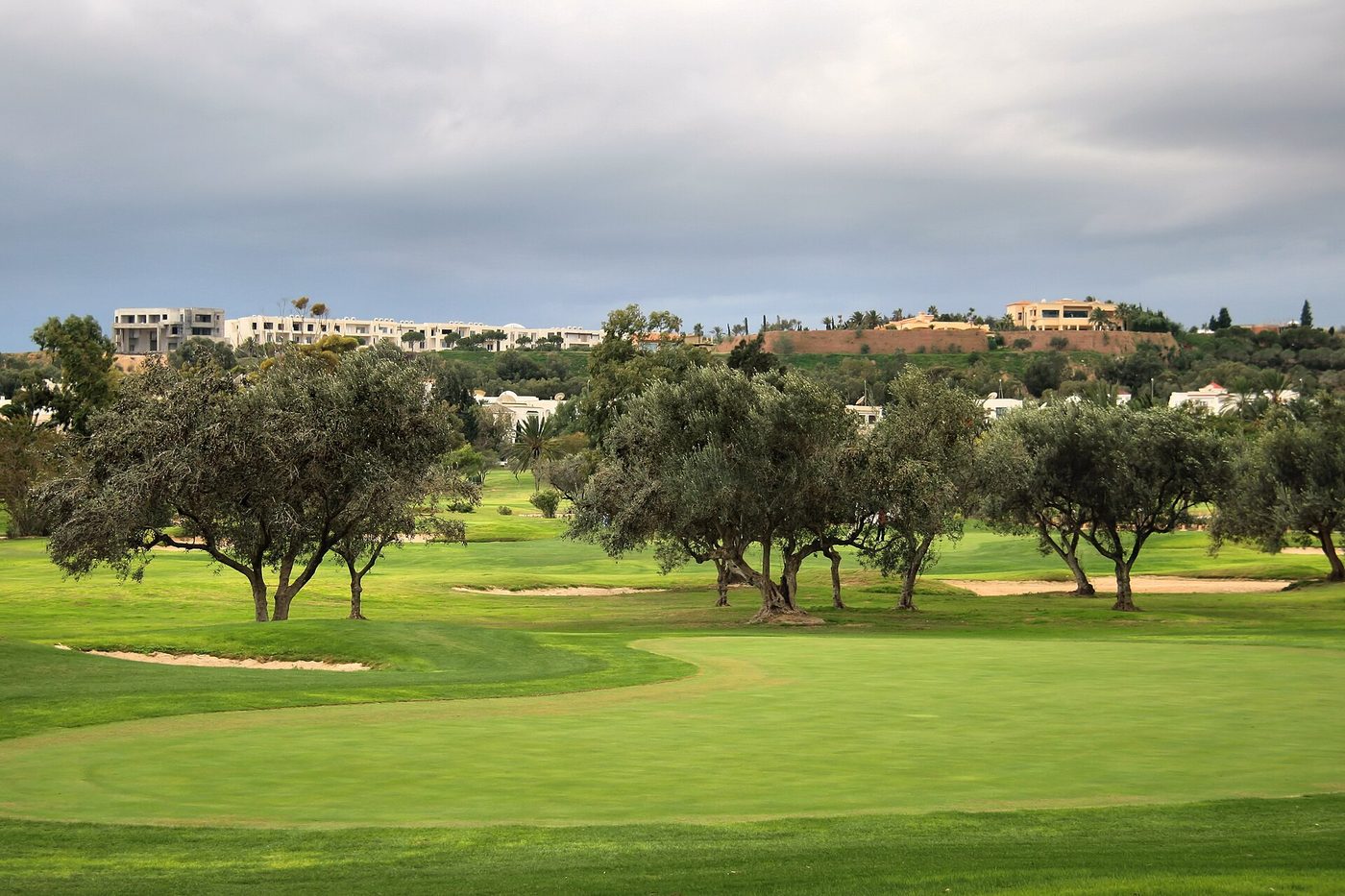 Green fairways at the Port El Kantaoui golf course, a winter-sun draw